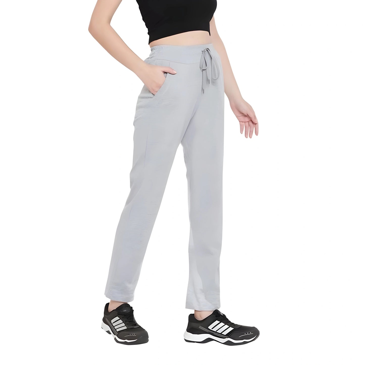 Evara Solid Trousers