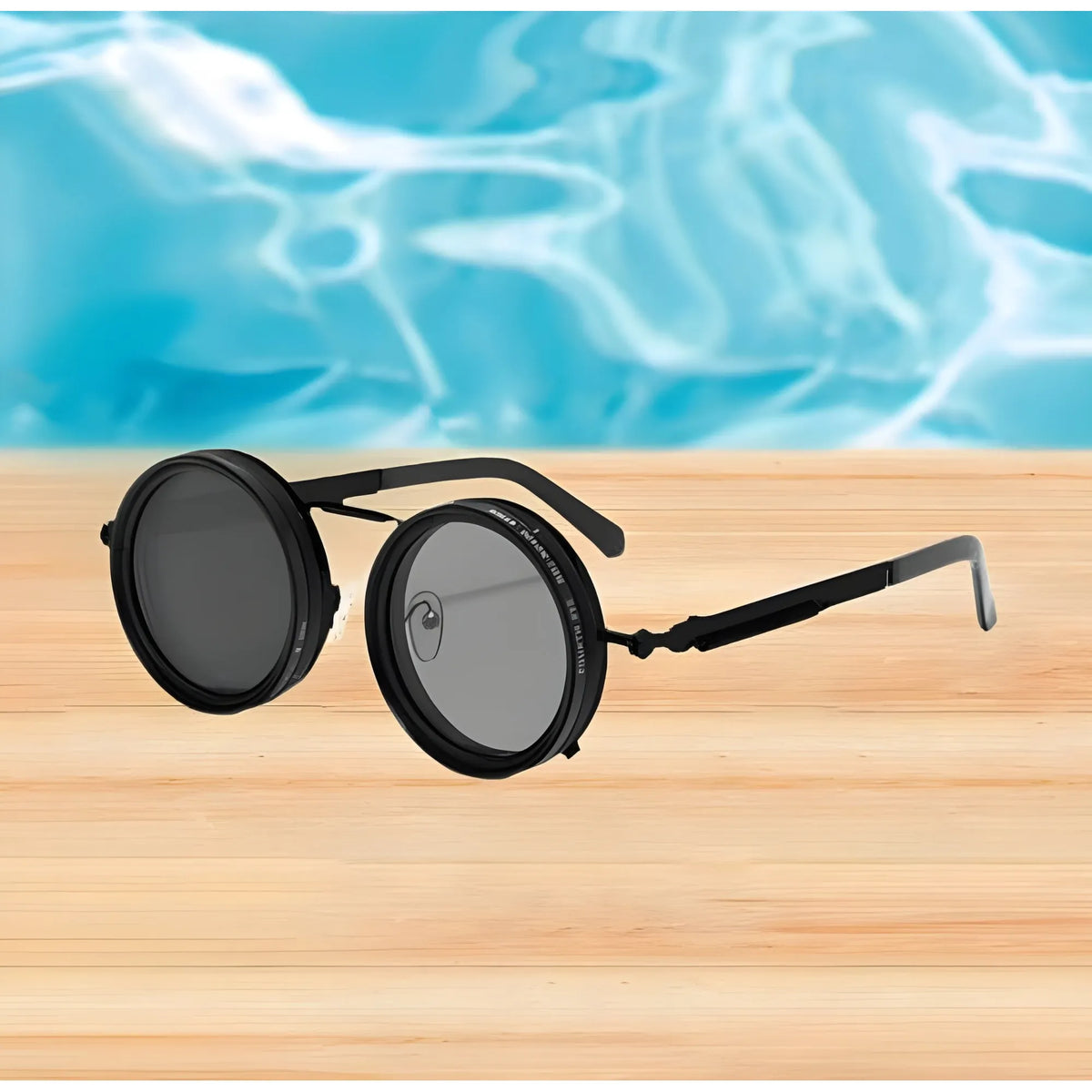 Onyx Essential Metal Adjustable Tint Sunglasses