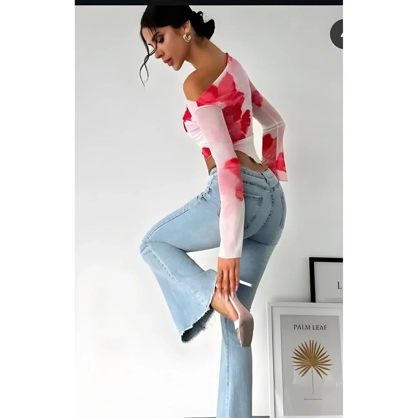 Delia Floral Crop Top