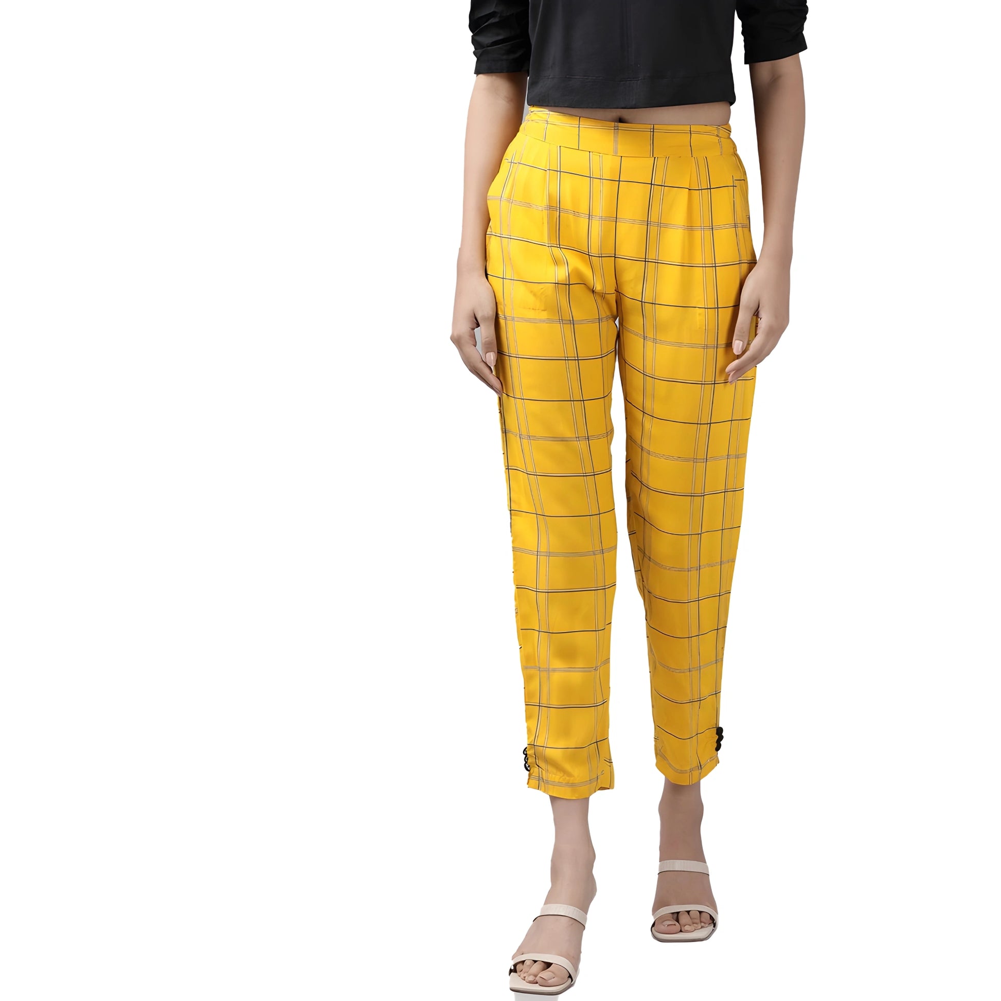 Avera Checked Trousers
