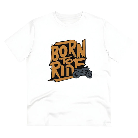 Men's PC Cotton Explore The Unseen Printed T Shirt (Color: White, Thread Count: 180GSM)