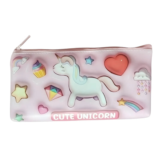 Unicorn Pencil Pouch |   Canvas  |   Stationery | 3+ Years