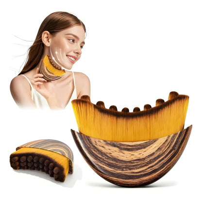 Umber Essential Lymphatic Contour Face Brush