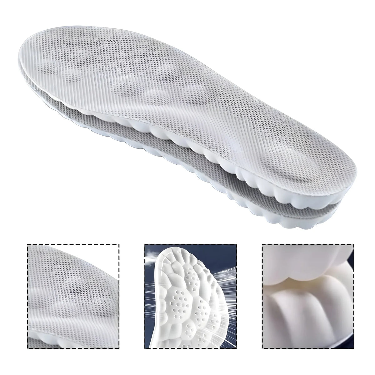 Slate Essential Memory Foam Memory Foam Shoe Insoles