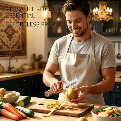 Sterling Solid Stainless Steel 3 In 1 Vegetable Peeler