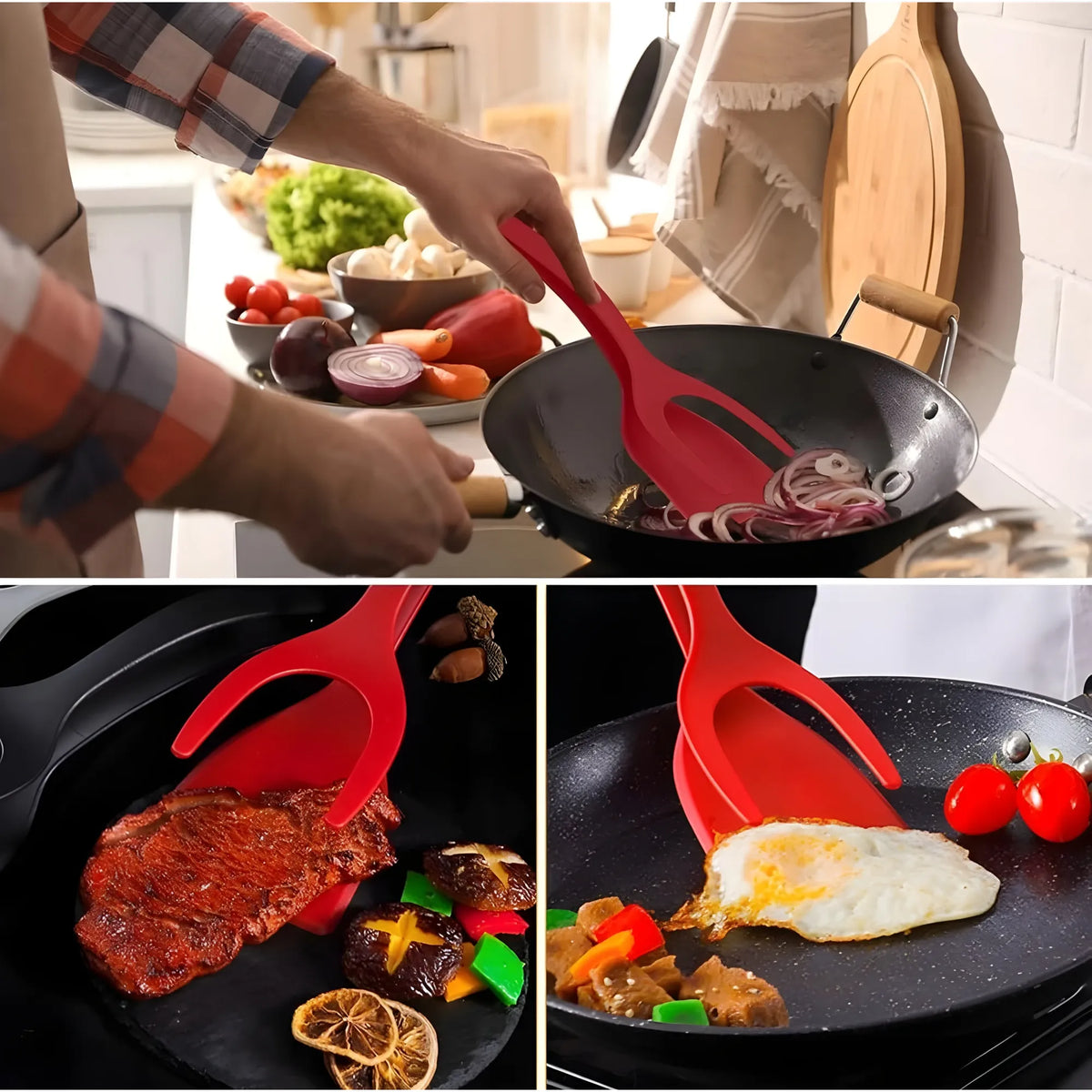 Prism Essential Silicone 2-In-1 Kitchen Spatula