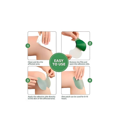 Jade Essential Natural Fabric Knee Patch 10 Pieces Set