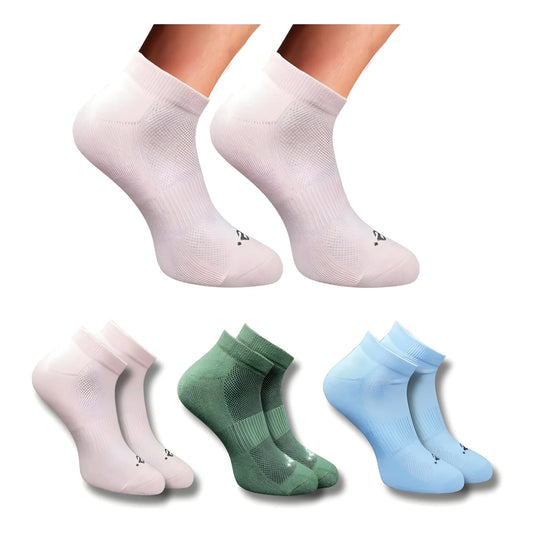 3_Pair Set Unisex Casual Cotton Printed Low Cut Socks (Multicolor)