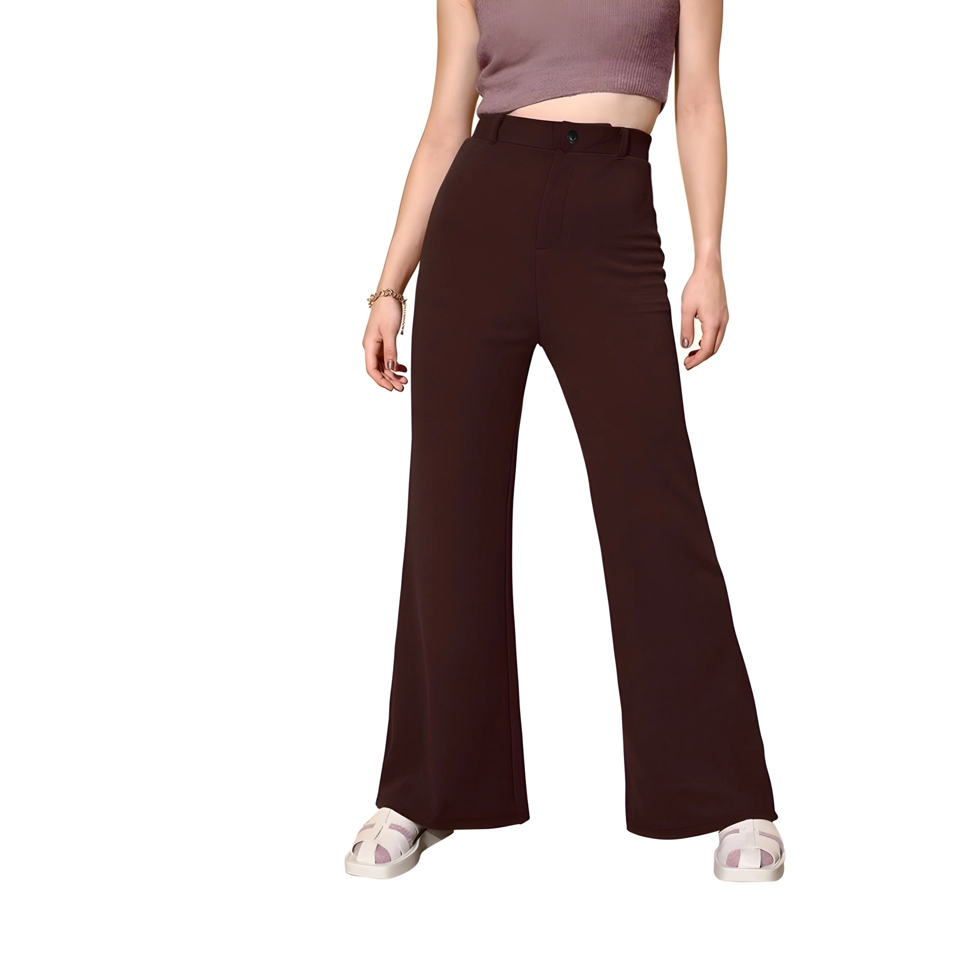 Liora Cow Pattern Trousers