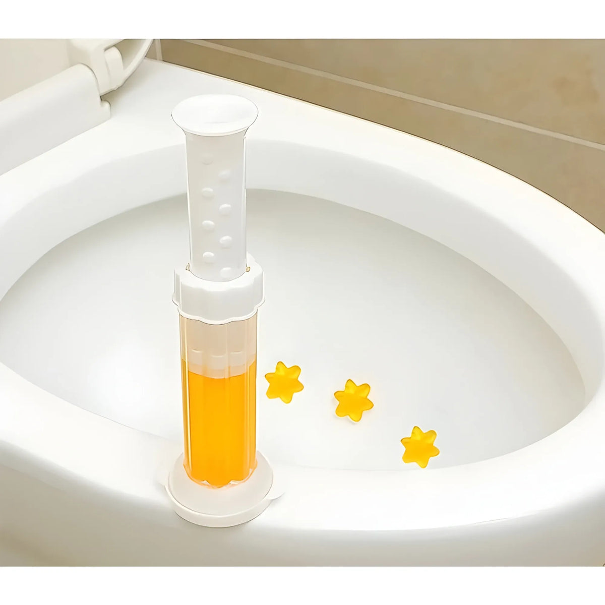 Prism Floral Toilet Freshner And Cleaner Flower Gel