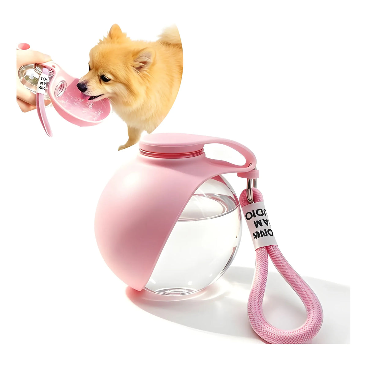 Rose Essential Plastic-Silicone Dog Water Dispenser