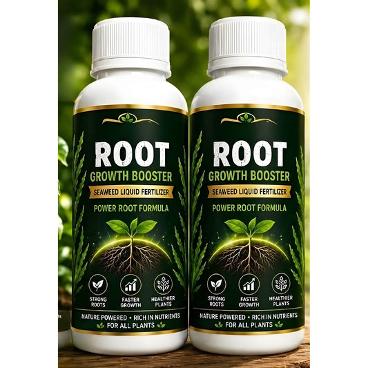 Signature Essential Pack of 2 Root Growth Booster Seaweed Liquid Fertilizer Bottles - 100 ML