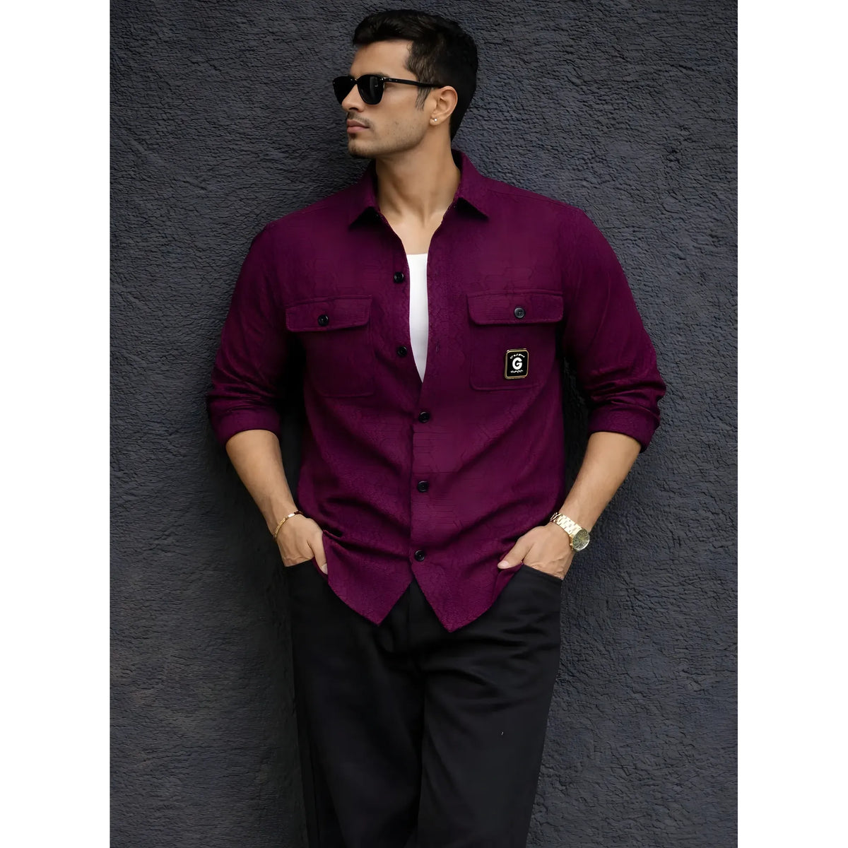 Avira Textured Shirt