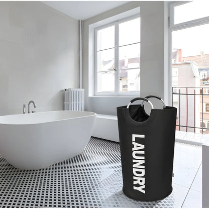 Onyx Essential Polyester 90 L Laundry Basket for Clothes Storage Bag