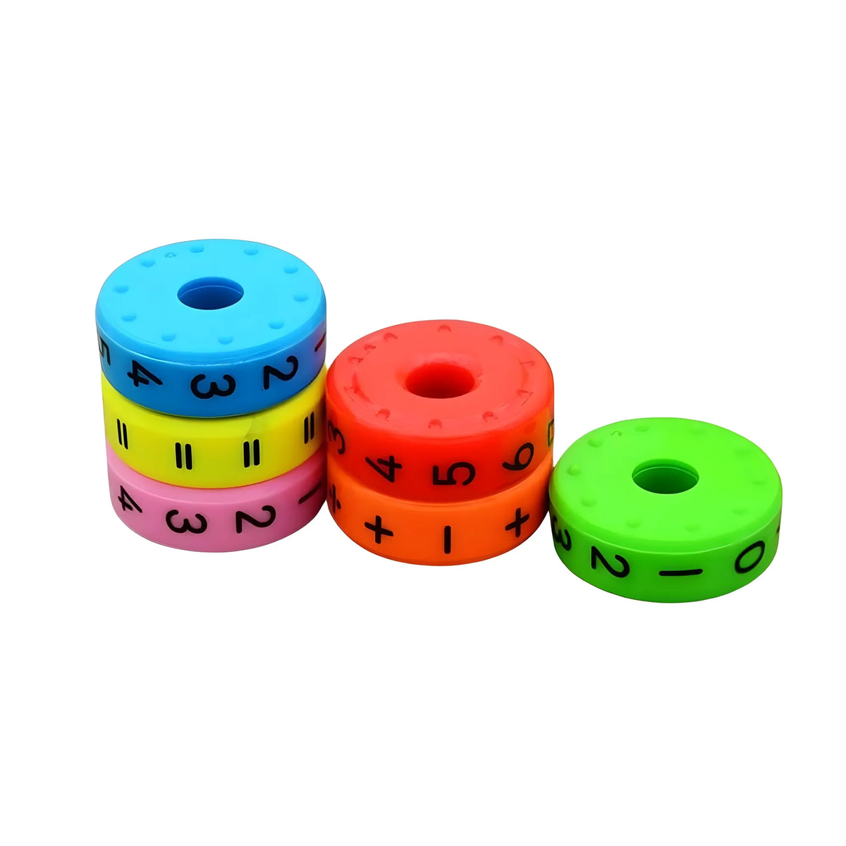 Prism Essential Plastic & Magnet Magnetic Math Block Learning Toy