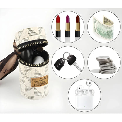 Prism Essential Mini Leather Keychain Bag