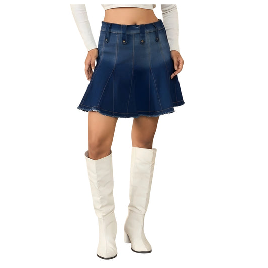 Iris Washed Skirt