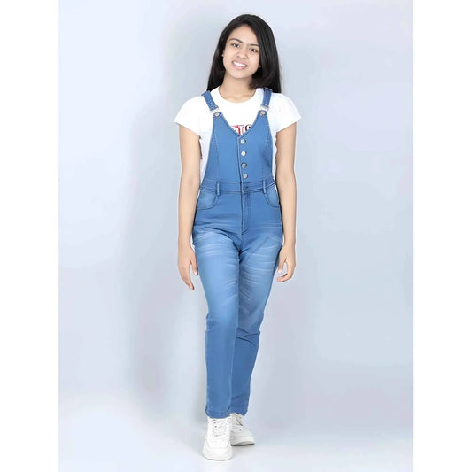 Azure Sienna Buttoned Dungaree
