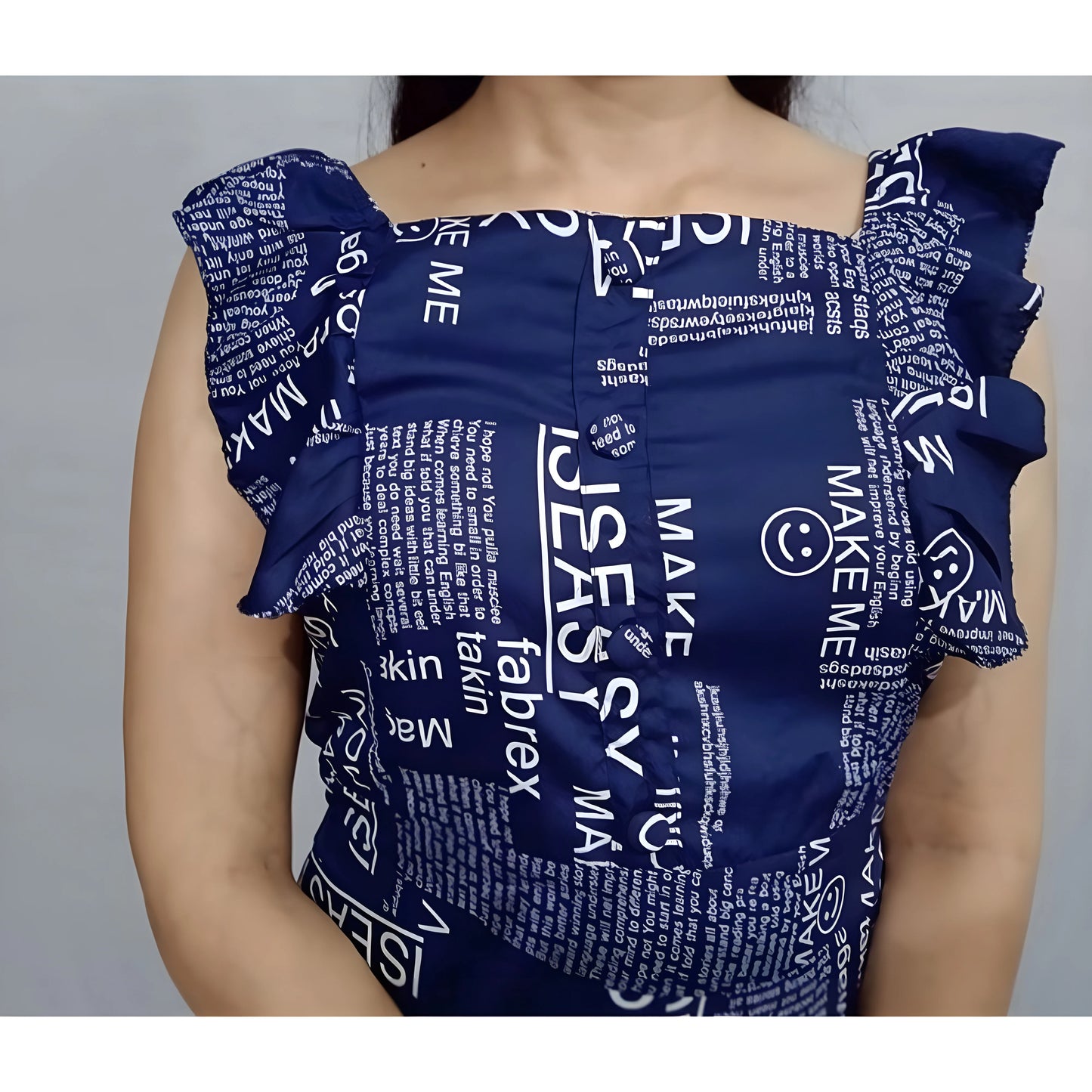 Glyph Printed Dress
