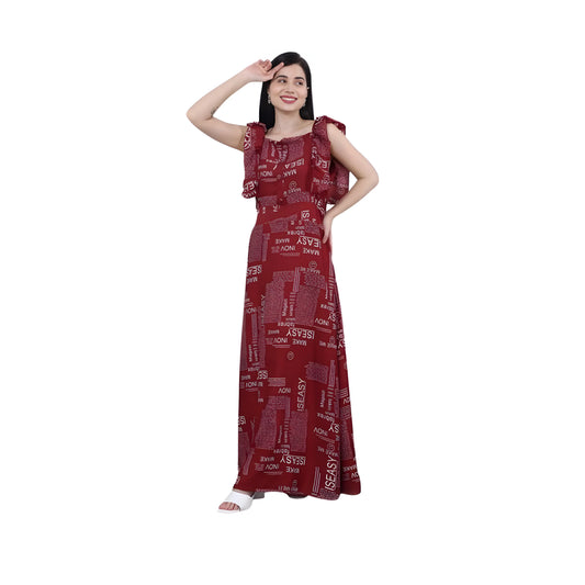 Arc Printed Dress