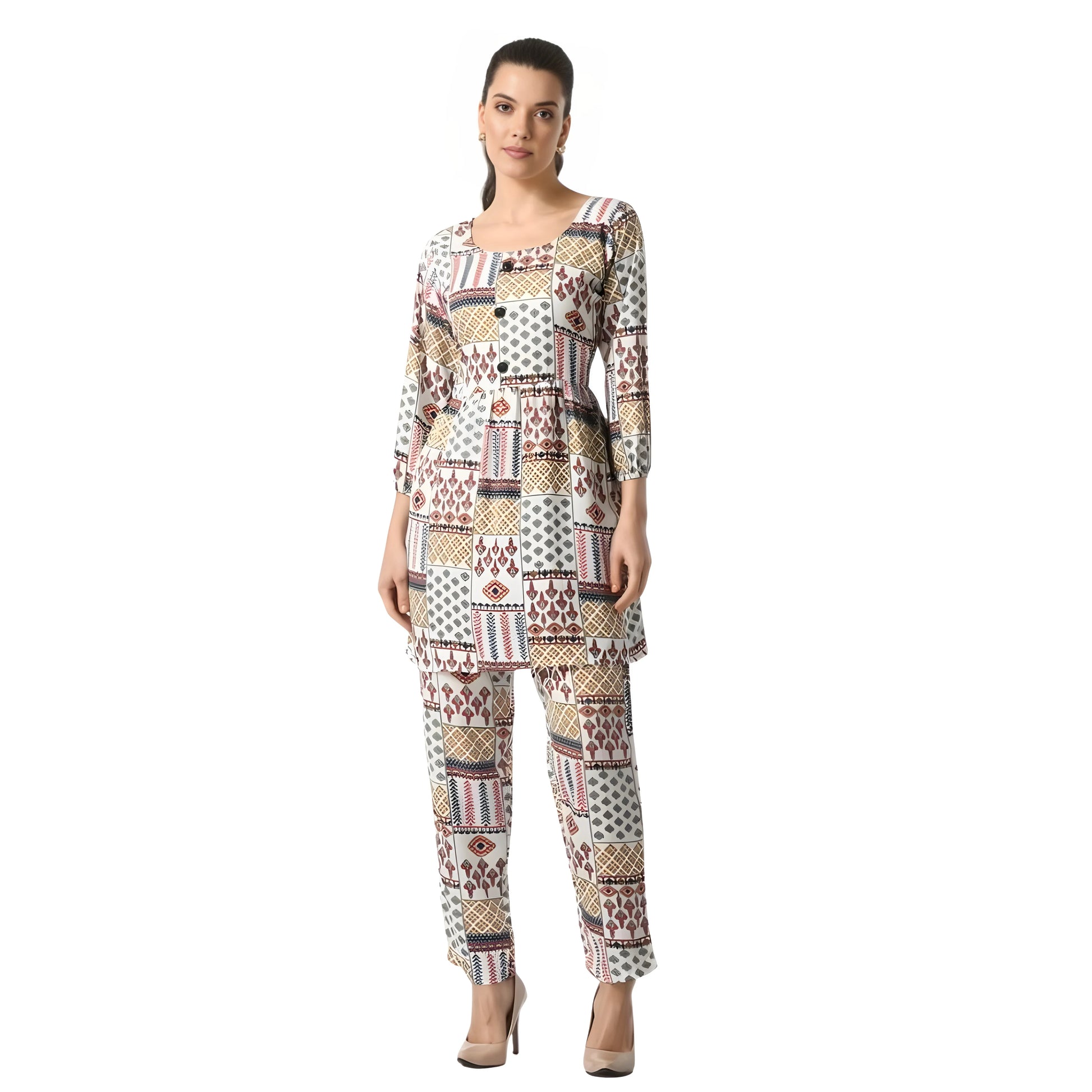 Astrid Printed Dress