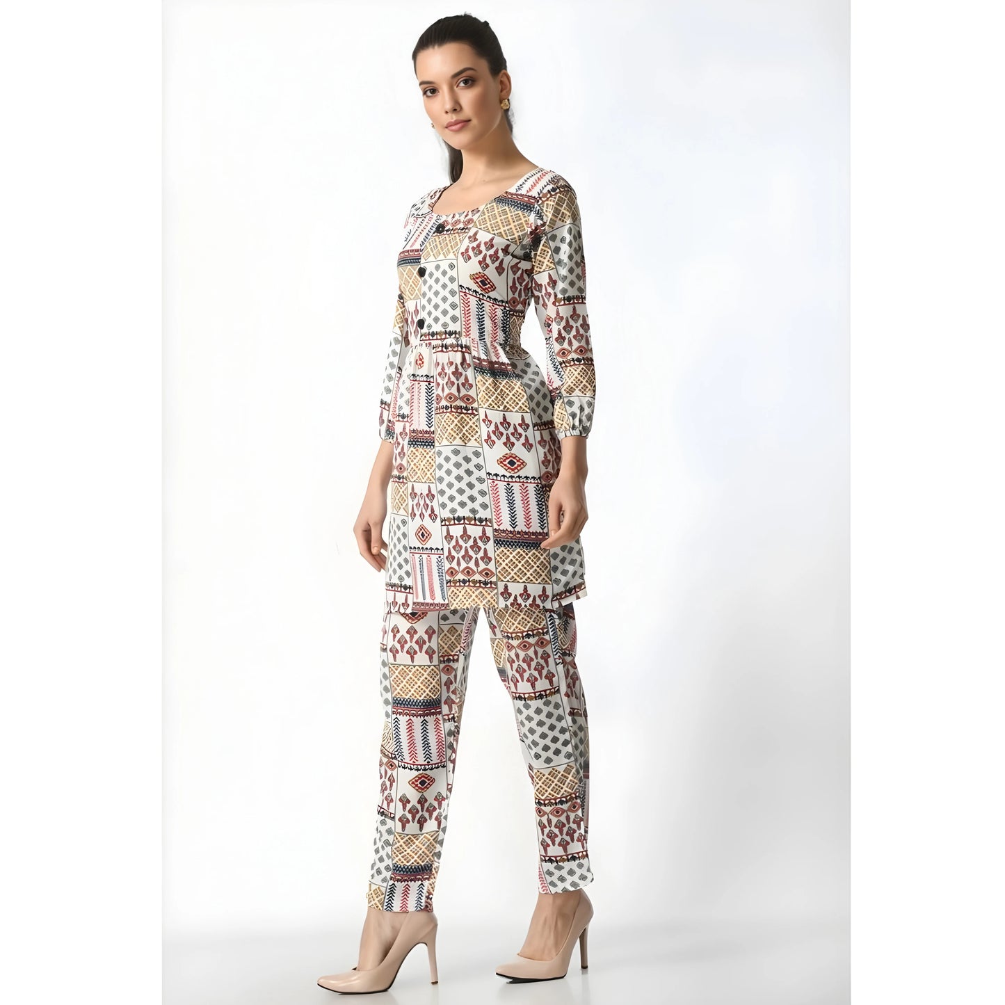 Astrid Printed Dress