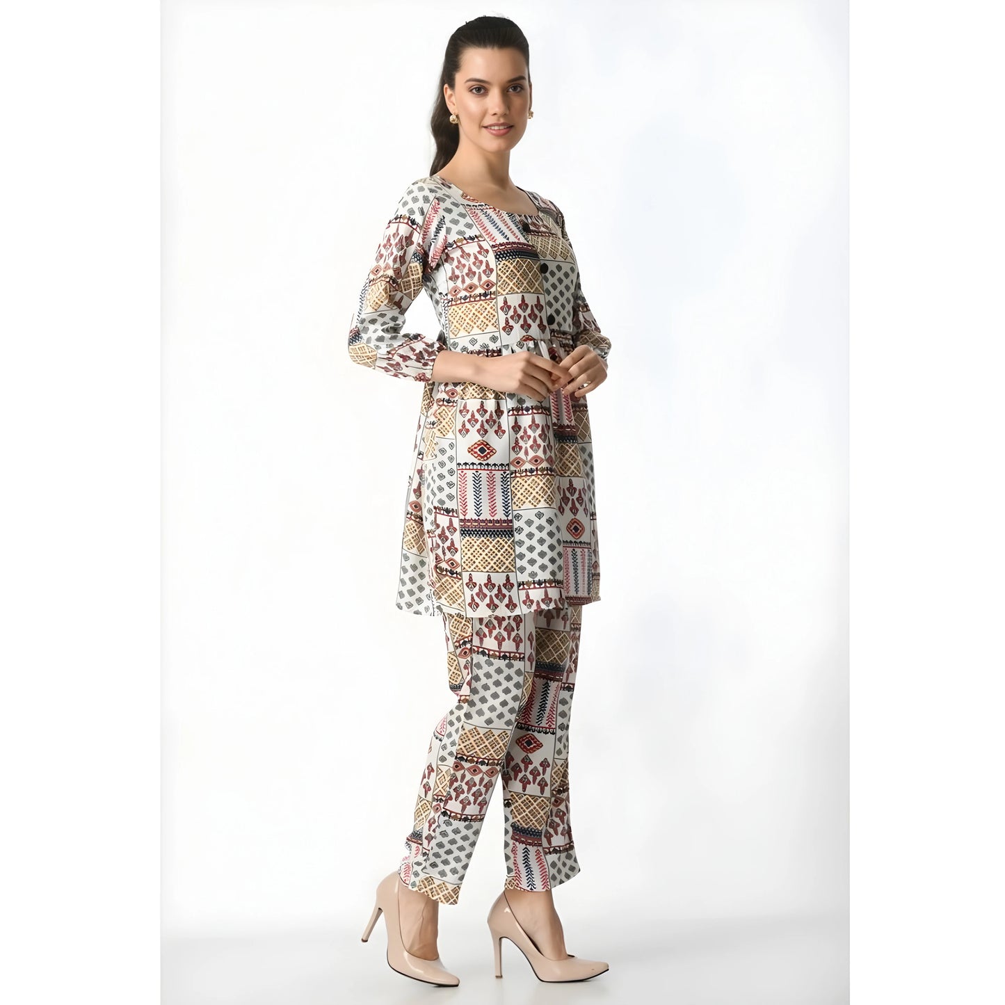 Astrid Printed Dress