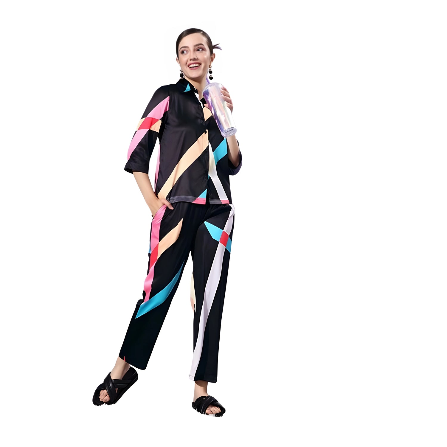 Cyra Colour Block Co-Ord Set