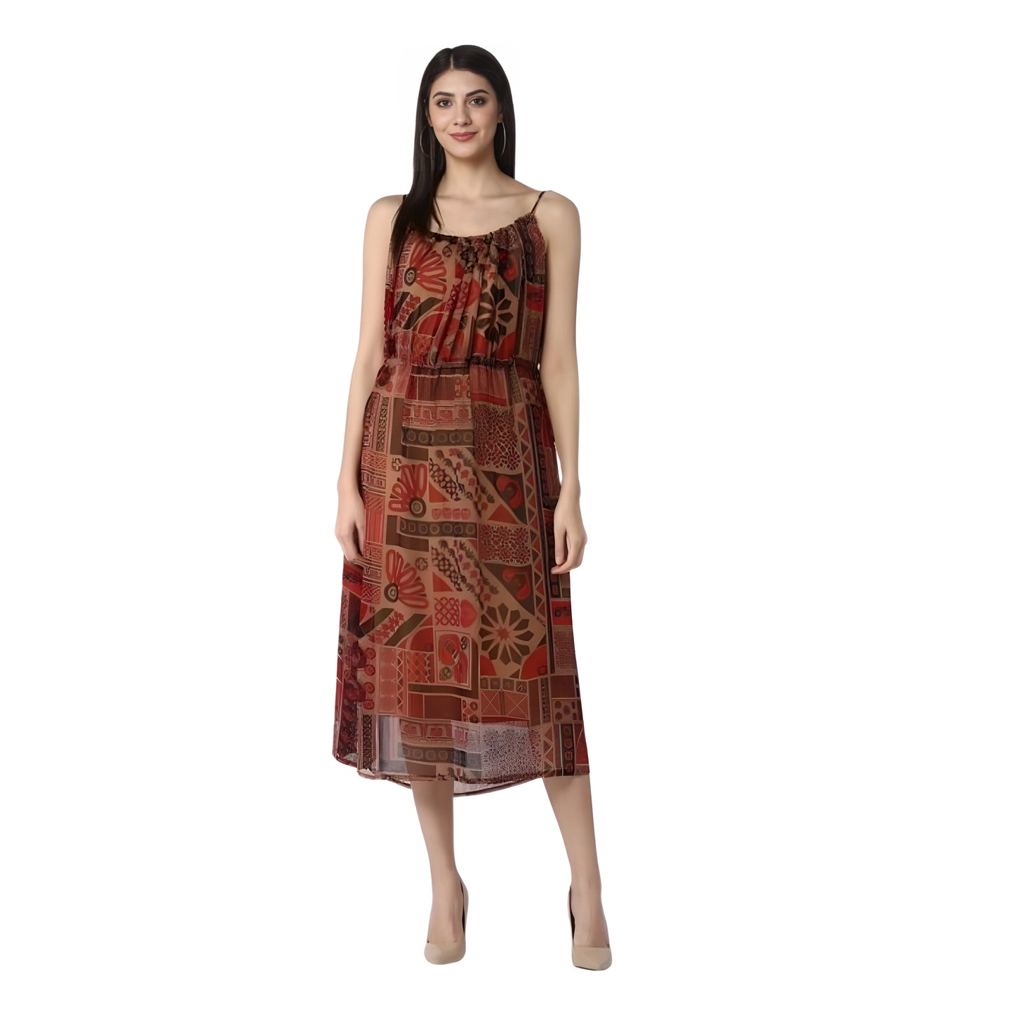 River Printed Dress