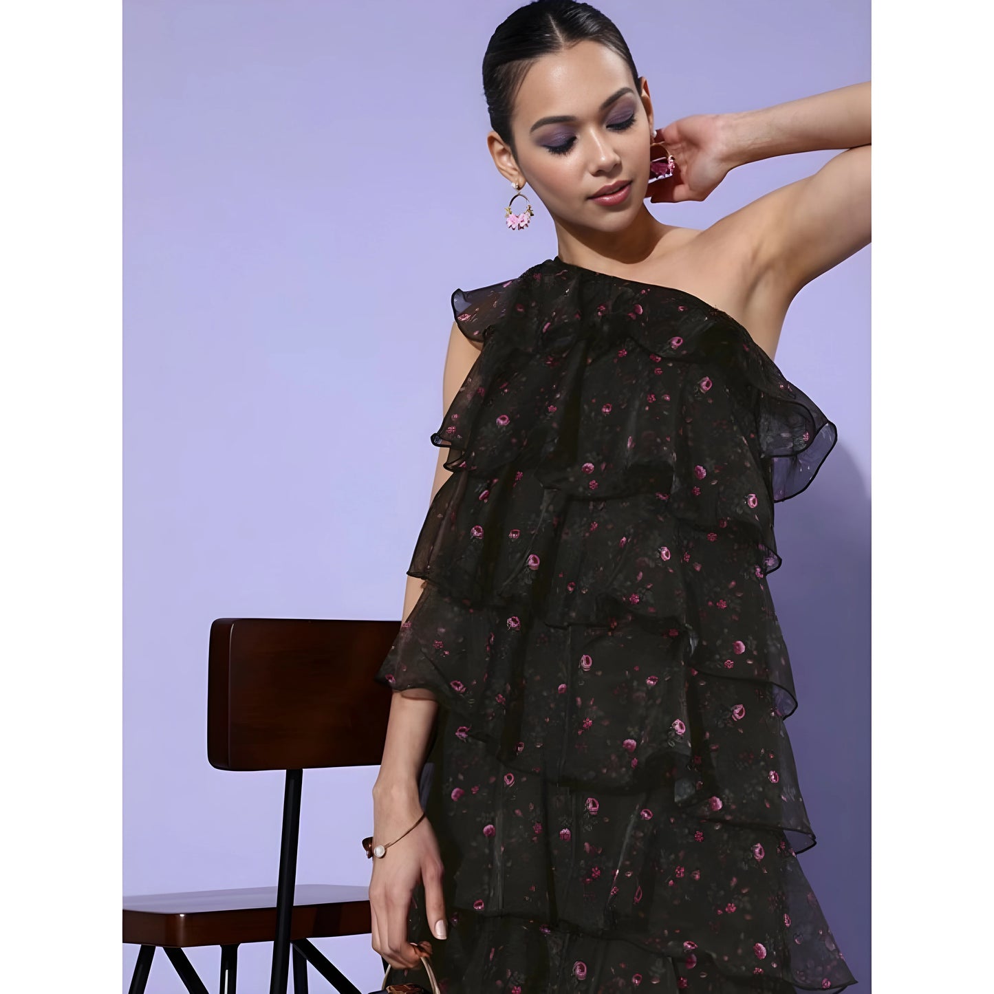Wave Tiered Dress