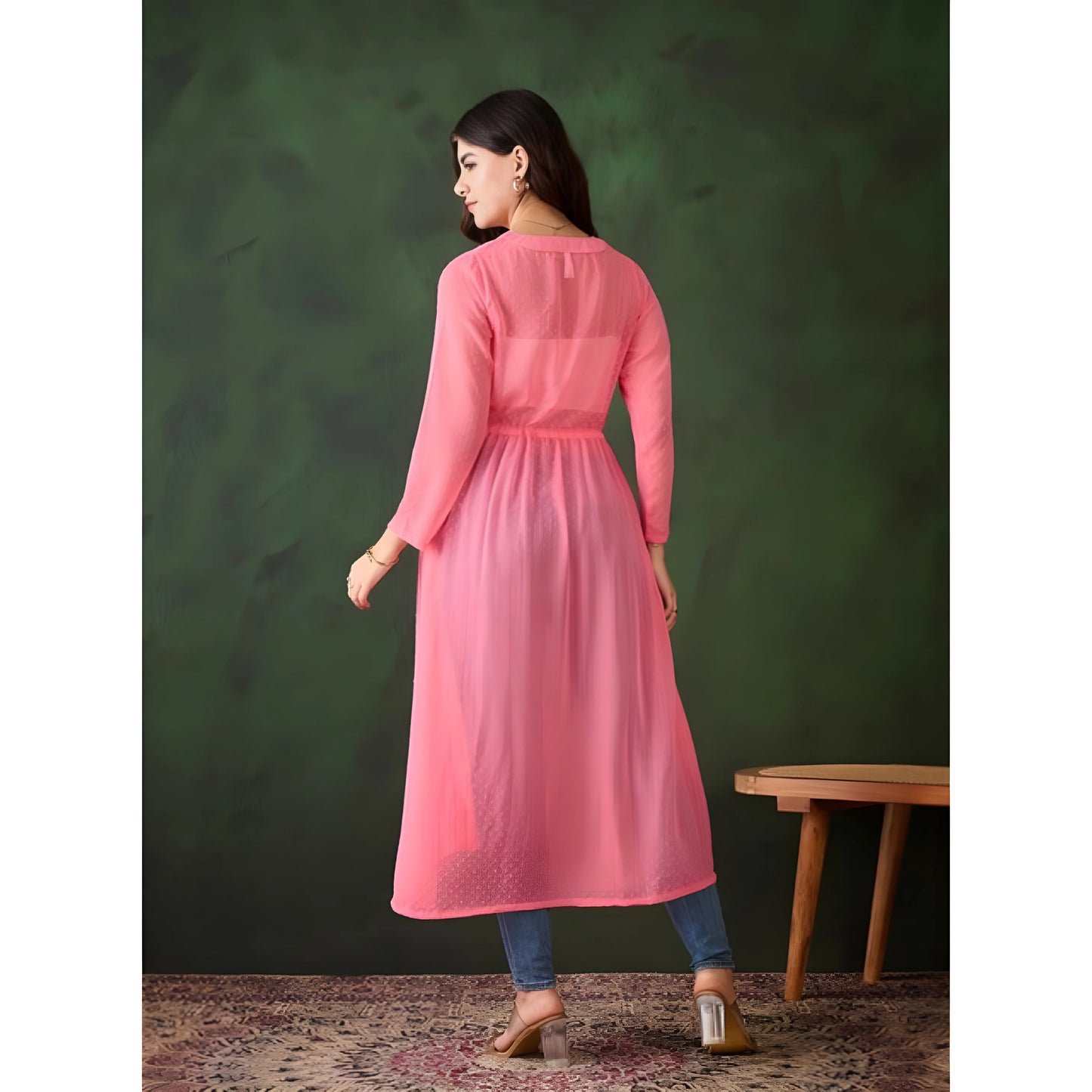 Riva Self Design Dress