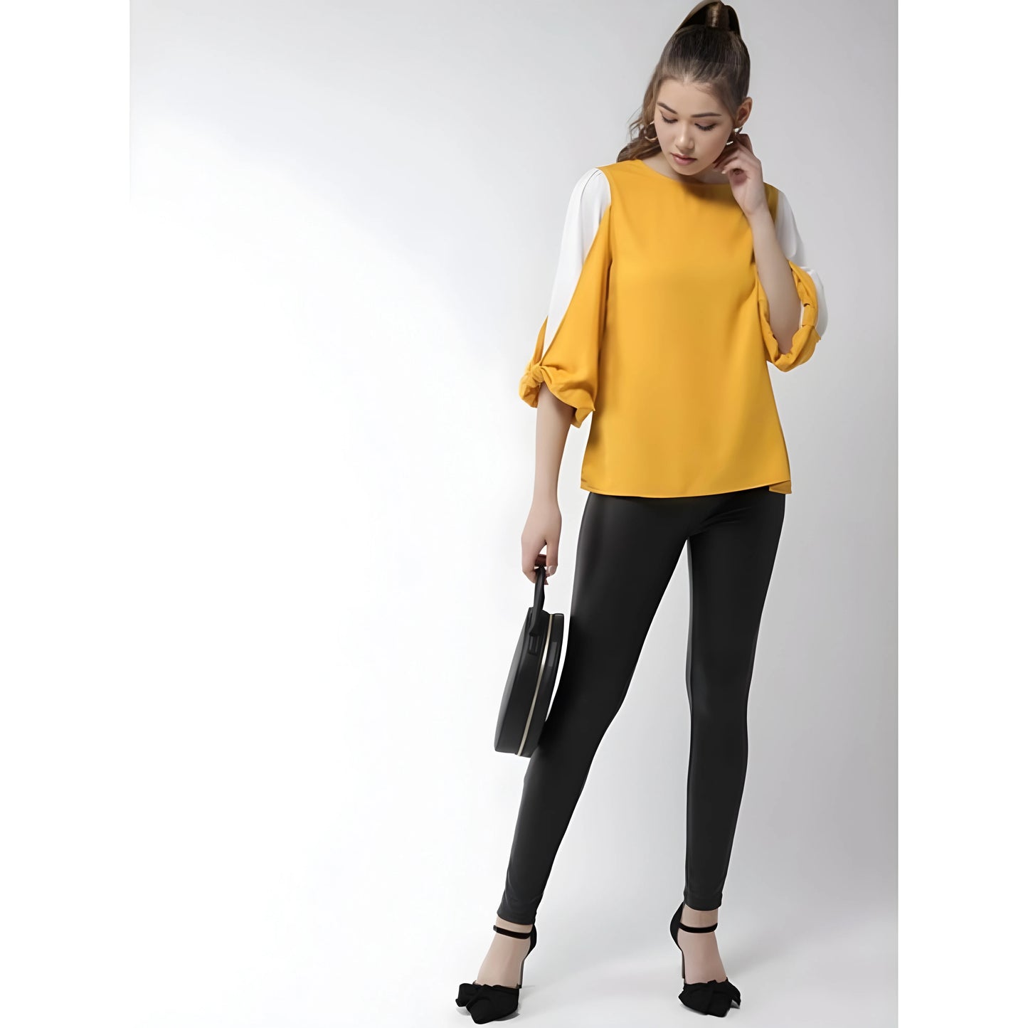 Canvas Colour Block Top