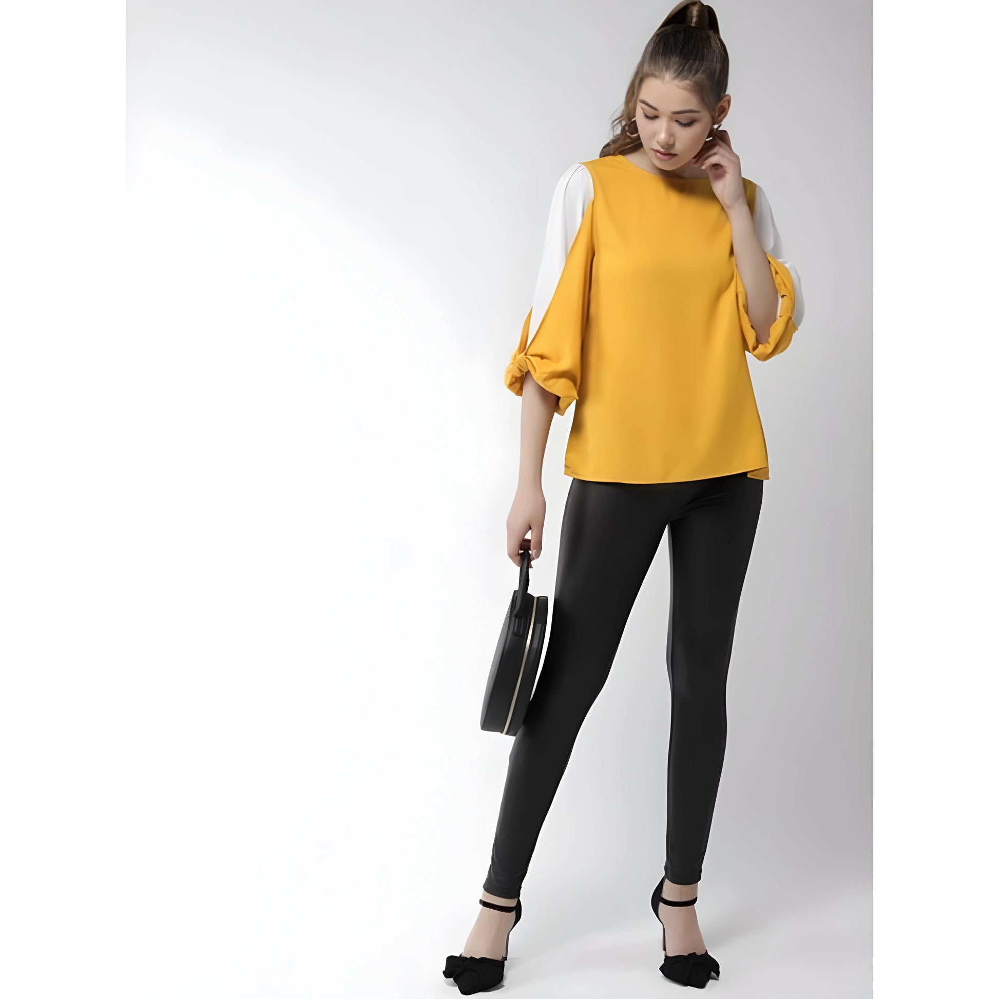 Canvas Colour Block Top
