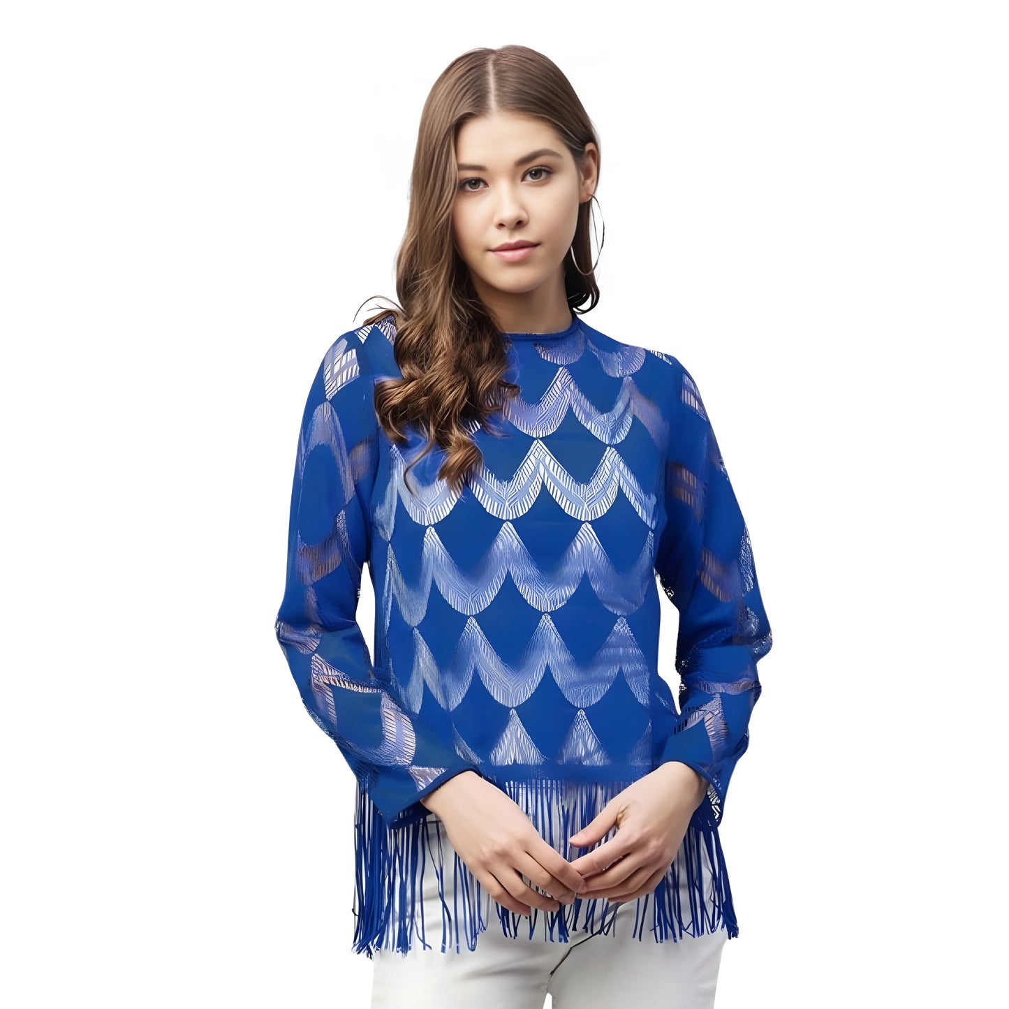 Grain Self Design Top