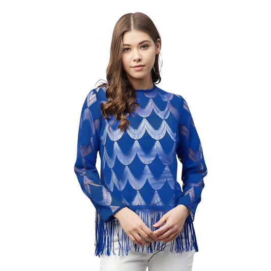 Grain Self Design Top