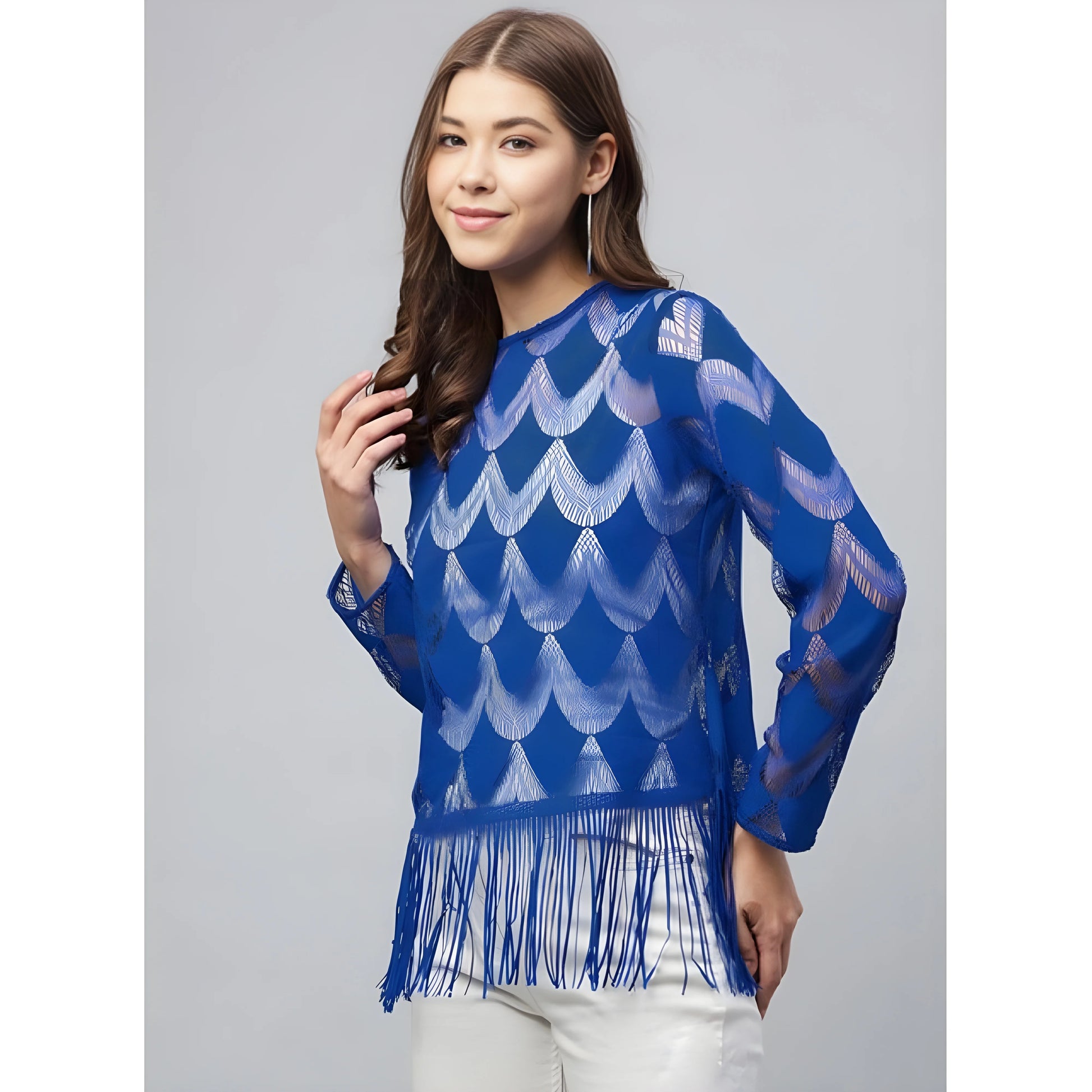 Grain Self Design Top