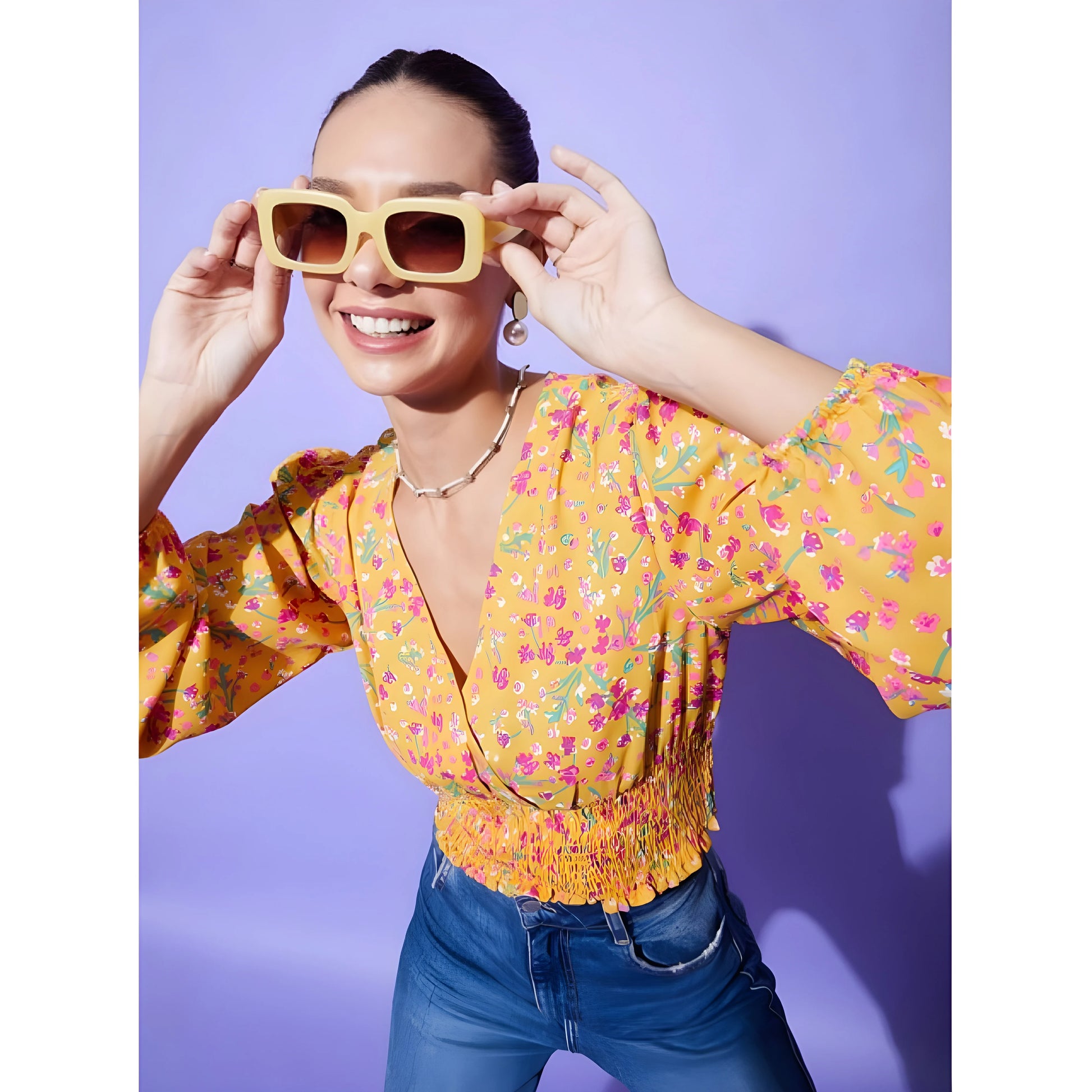 Spectrum Floral Top