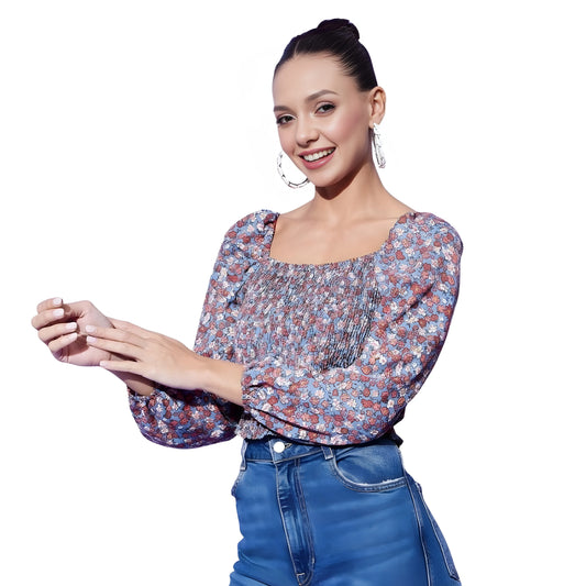 Festival Floral Top