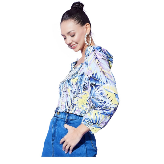 Patch Floral Top