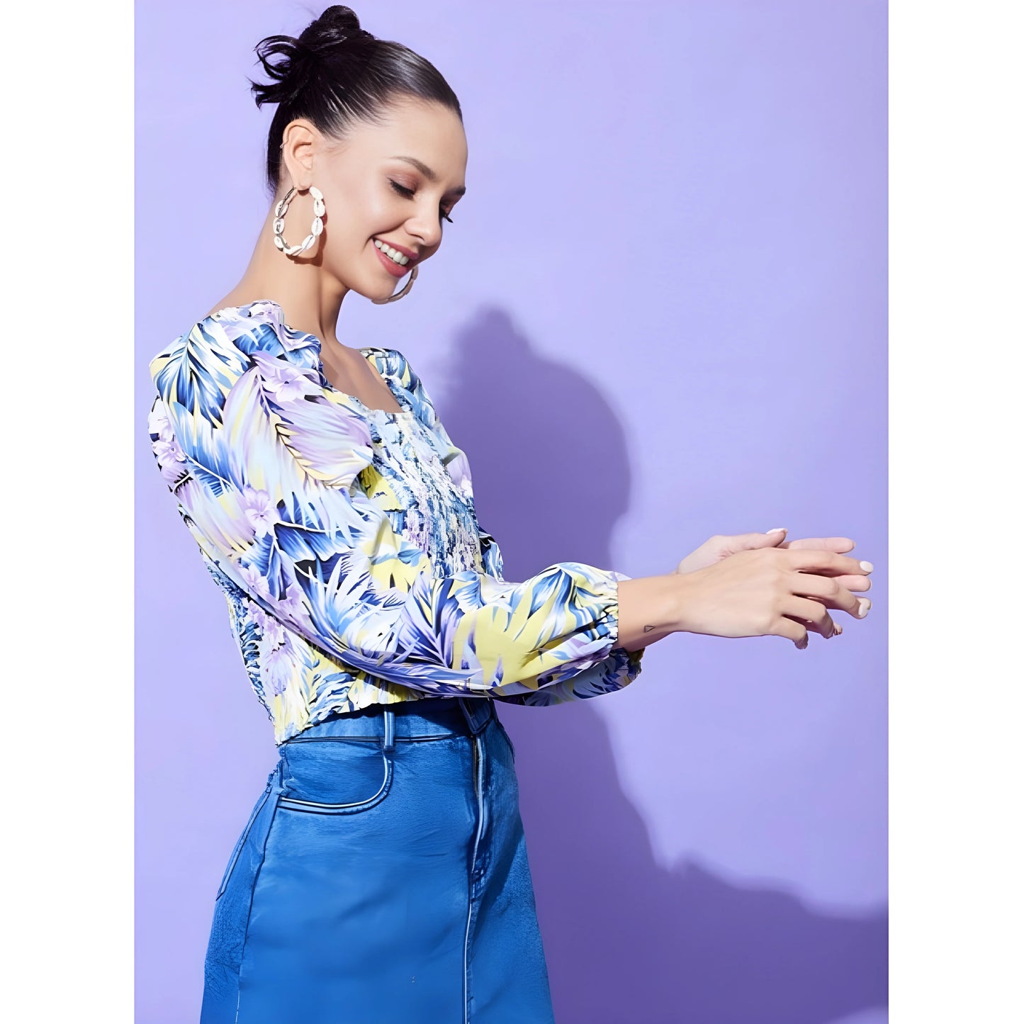 Patch Floral Top