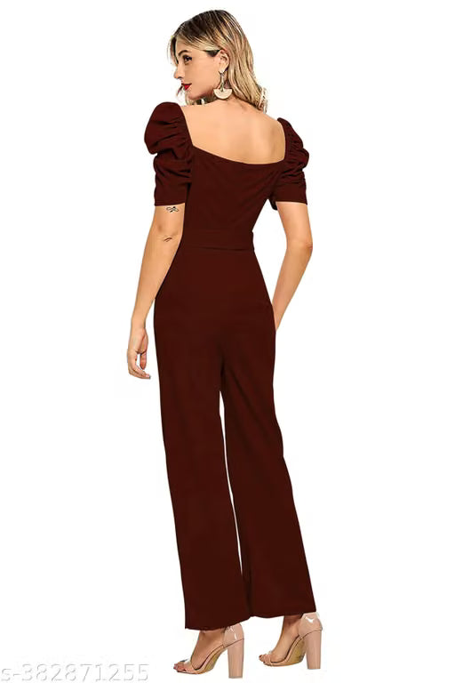 HomeWomenWomen Western WearWomen JumpsuitsTrendystore New Launch Women Jumpusuit With Belt